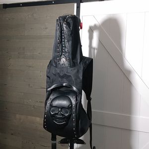 Grim Reaper Back pack hoodie